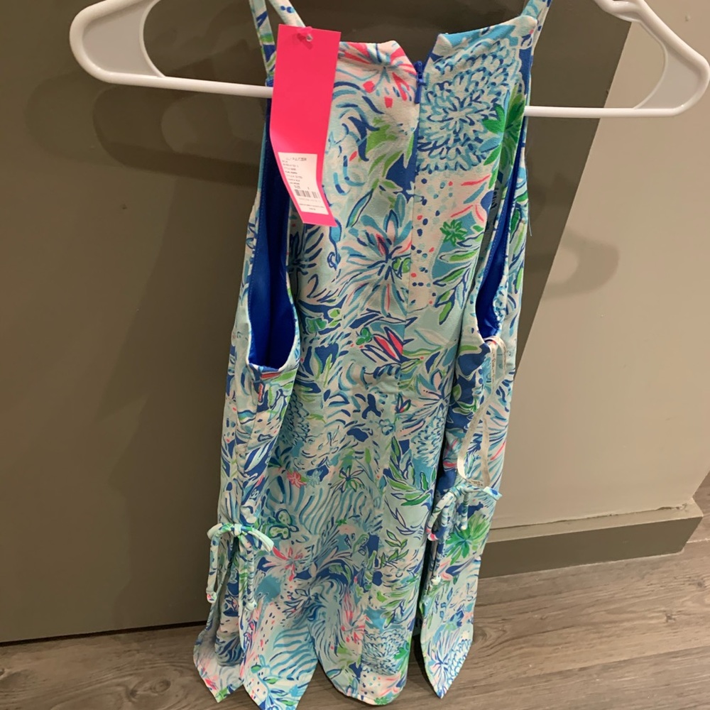 NWT LILLY PULITZER PEARL ROMPER COASTAL BLUE LION - Picture 9 of 12